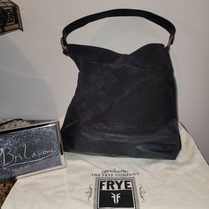 Frye Paige Leather/Suede Hobo